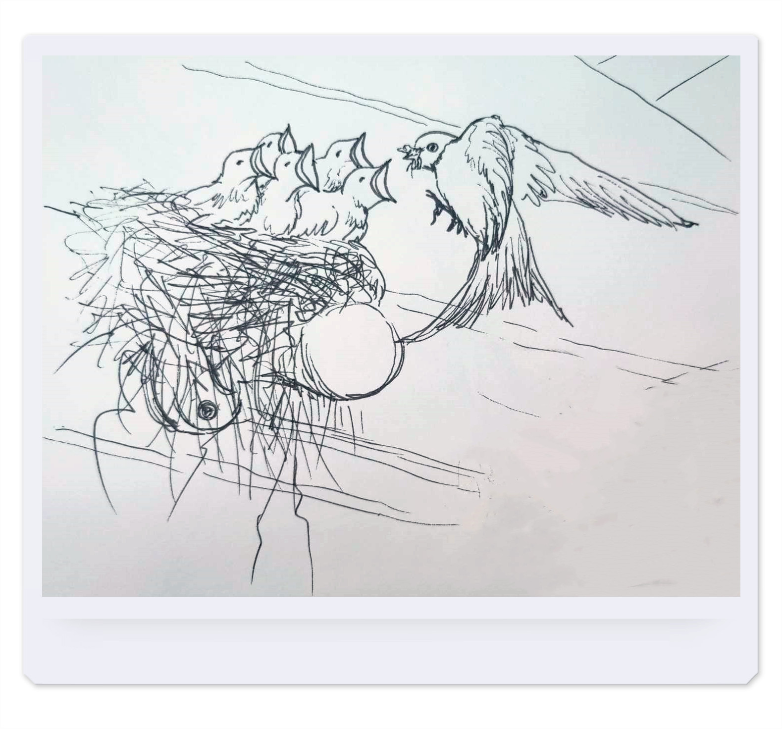 手繪黑白速寫綜合篇-春夏圓舞曲