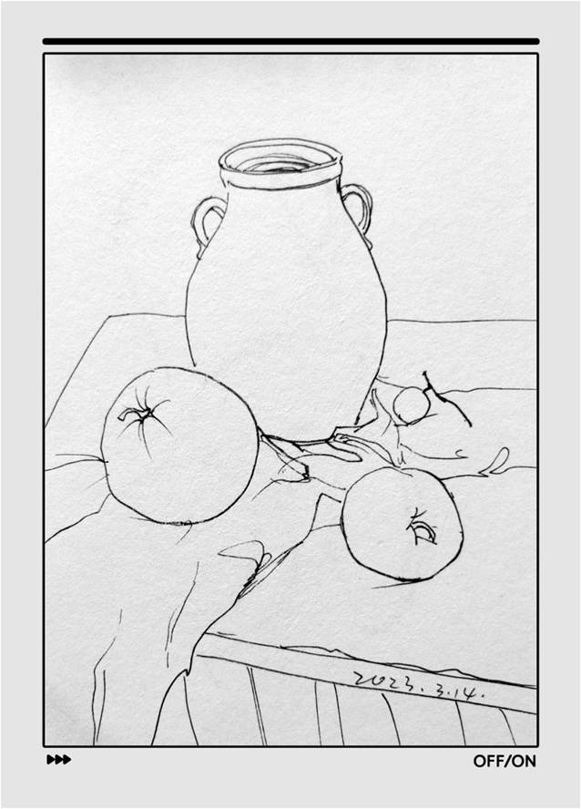 手繪黑白速寫(一)靜物篇