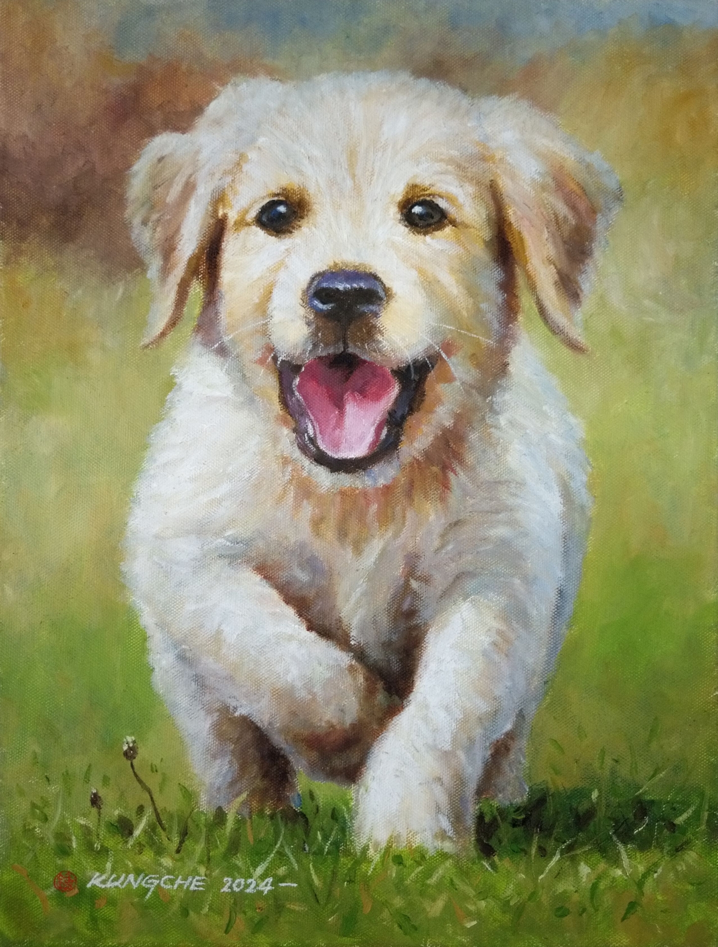 毛孩兒油畫藝術(三)