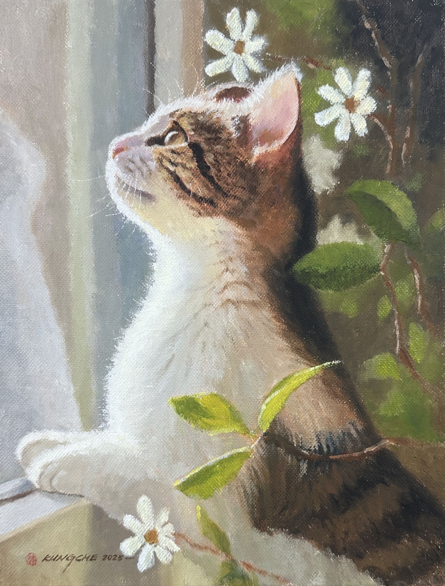 毛孩兒油畫藝術(三)