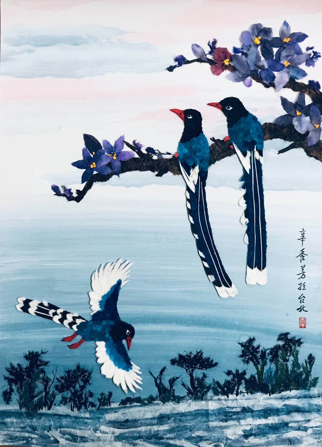 ★長青棉紙撕紙畫
