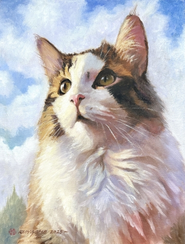 毛孩兒油畫藝術(三)